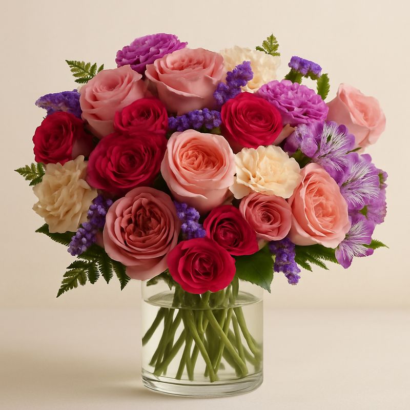 Magical Fuchsia Roses