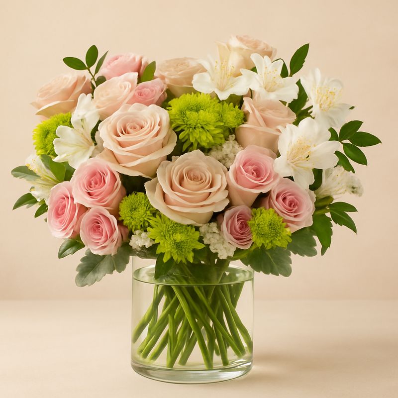 Moonstone Rose Display