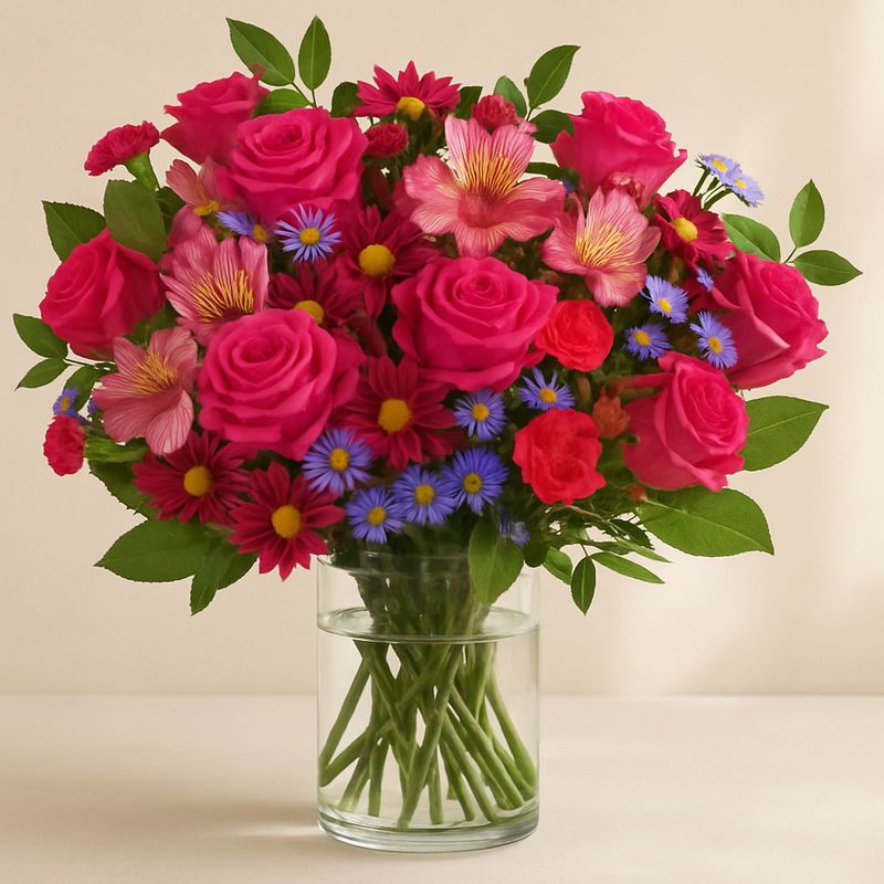 Brilliant Hot Pink Jar