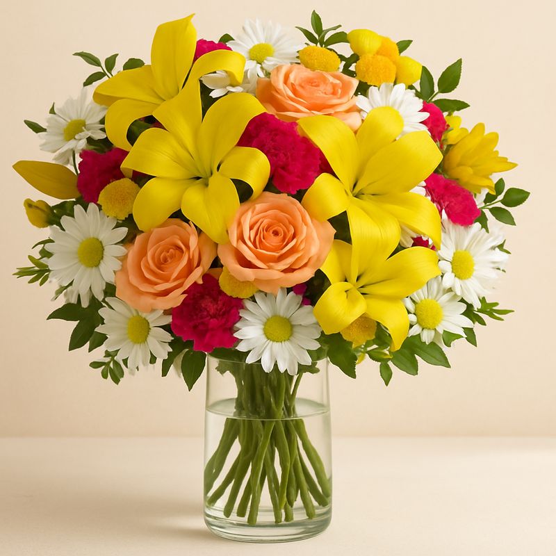 Tickled Pink Daisy Mix