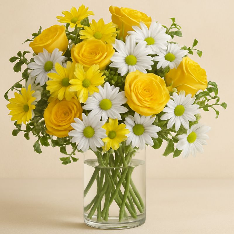 Daisy Sunshine Vase