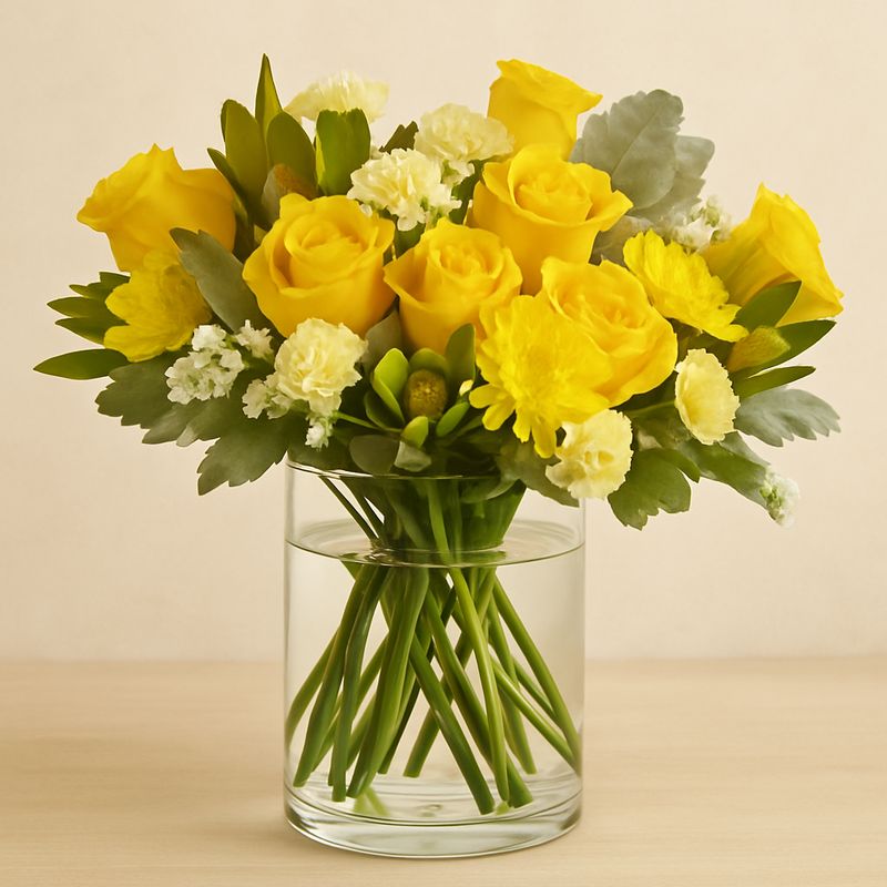 Yellow Roadster Arrangement